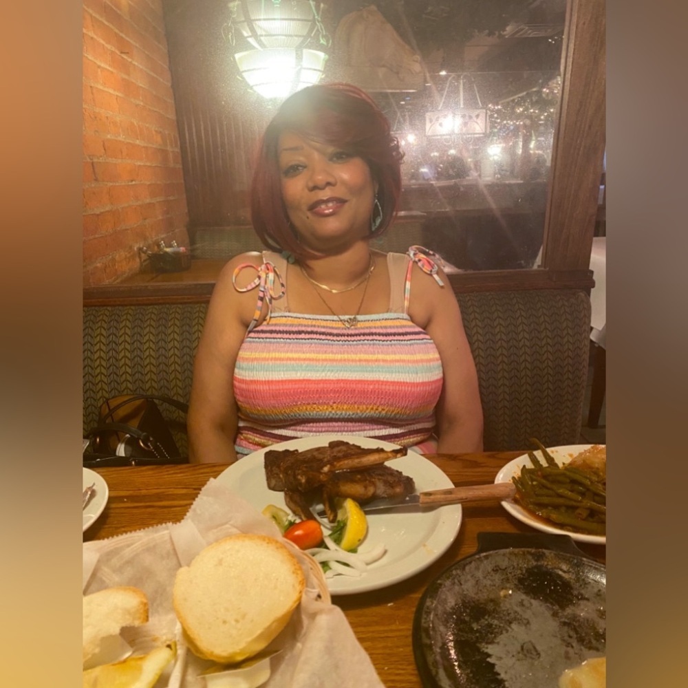 Rainbow Striped Print Crop Top w/Shoulder Straps & Wide Leg Jumpsuit, EUC - Picture 5 of 6